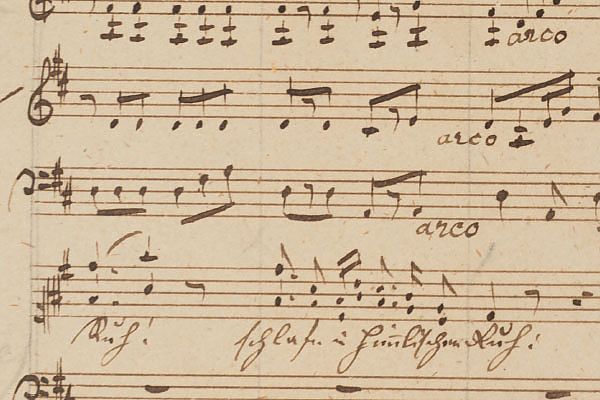 Noten von Franz Xaver Gruber