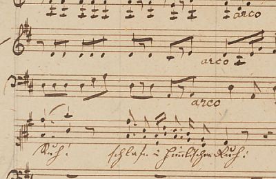 Noten von Franz Xaver Gruber